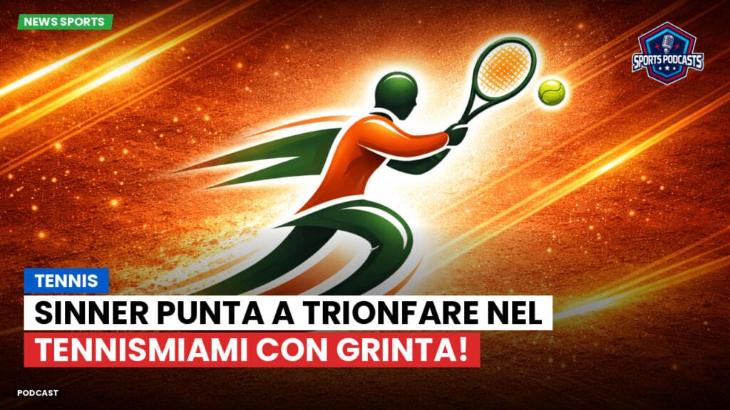 Tennis Podcast: Tennis : Sinner punta a trionfare nel TennisMiami con grinta!