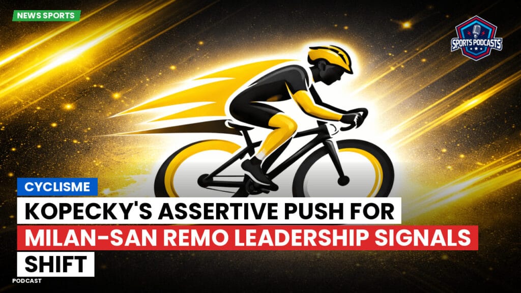 Cyclisme Podcast: Cyclisme : Kopecky's Assertive Push for Milan-San Remo Leadership Signals Shift