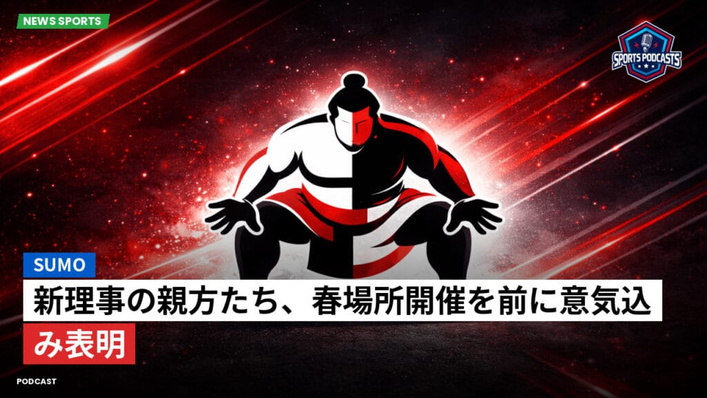 Sumo Podcast: 新理事の親方たち、春場所開催を前に意気込み表明