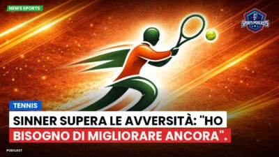 Tennis Podcast: Tennis : Sinner supera le avversità: "Ho bisogno di migliorare ancora".