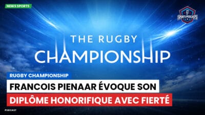 Rugby Championship Podcast: Rugby Championship : Francois Pienaar évoque son diplôme honorifique avec fierté