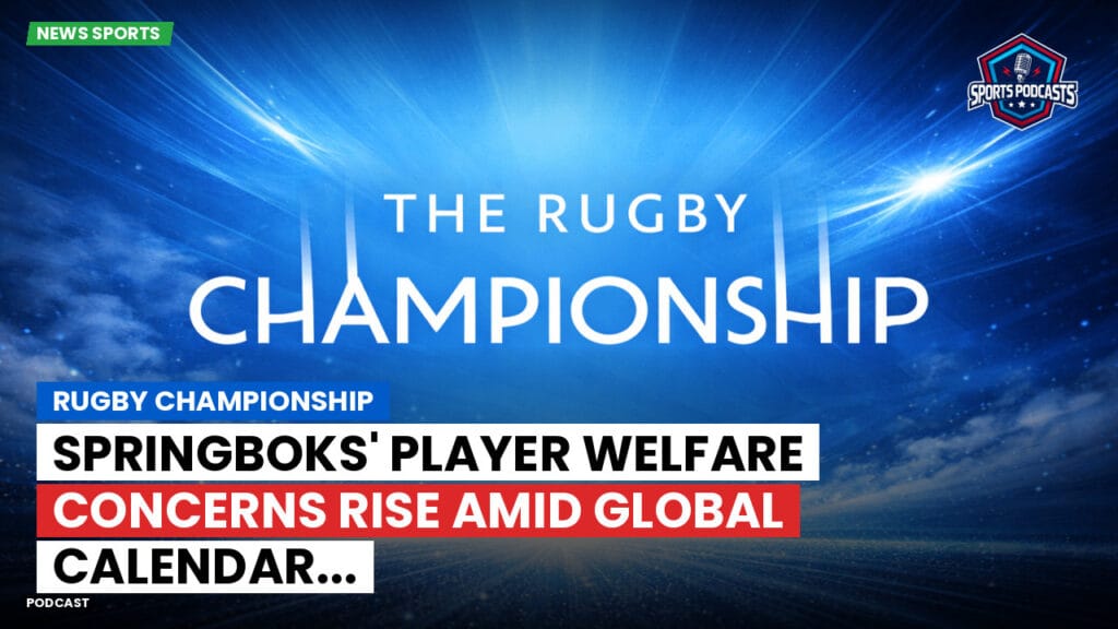 Rugby Championship Podcast: Rugby Championship : Springboks' Player Welfare Concerns Rise Amid Global Calendar...