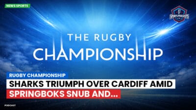 Rugby Championship Podcast: Rugby Championship : Sharks Triumph Over Cardiff Amid Springboks Snub and...