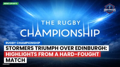Rugby Championship Podcast: Rugby Championship : Stormers Triumph Over Edinburgh: Highlights from a Hard-Fought Match