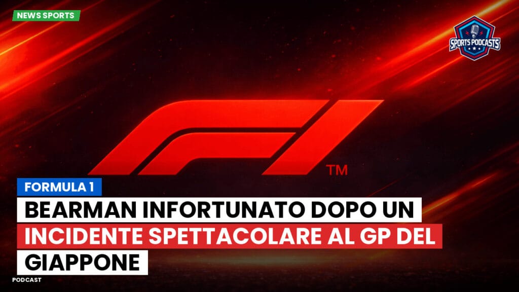Formule 1 Podcast: Formula 1 : Bearman infortunato dopo un incidente spettacolare al GP del Giappone