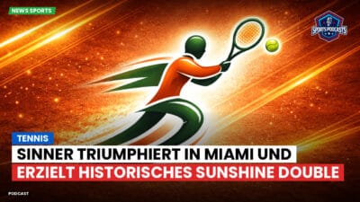 Tennis Podcast: Tennis : Sinner triumphiert in Miami und erzielt historisches Sunshine Double