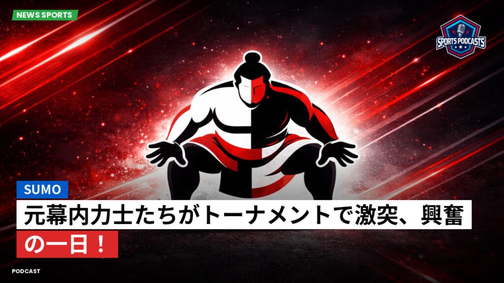 Sumo Podcast: 元幕内力士たちがトーナメントで激突、興奮の一日！