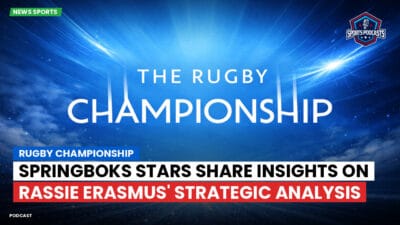 Rugby Championship Podcast: Rugby Championship : Springboks stars share insights on Rassie Erasmus' strategic analysis