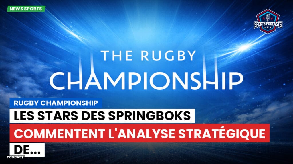 Rugby Championship Podcast: Rugby Championship : Les stars des Springboks commentent l'analyse stratégique de...
