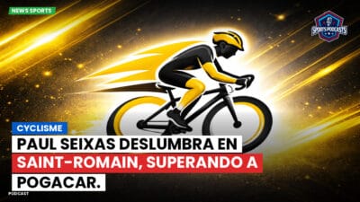 Ciclismo Podcast: Cyclisme : Paul Seixas deslumbra en Saint-Romain, superando a Pogacar.