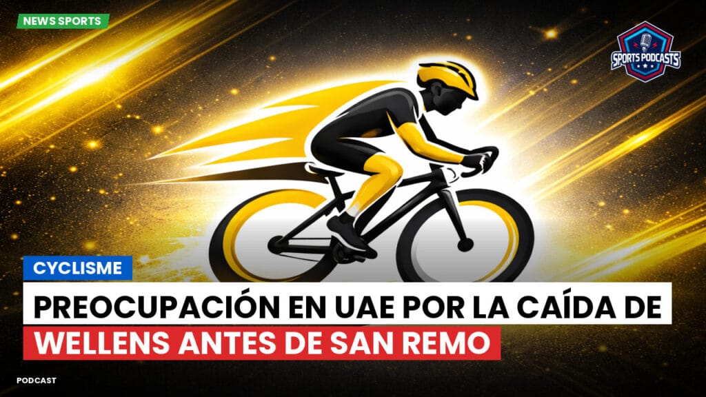 Cyclisme Podcast: Cyclisme : Preocupación en UAE por la caída de Wellens antes de San Remo