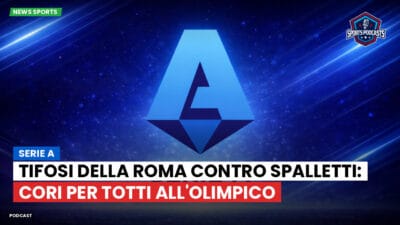 Serie A Podcast: Serie A : Tifosi della Roma contro Spalletti: cori per Totti all'Olimpico