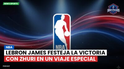 NBA Podcast: NBA : LeBron James festeja la victoria con Zhuri en un viaje especial