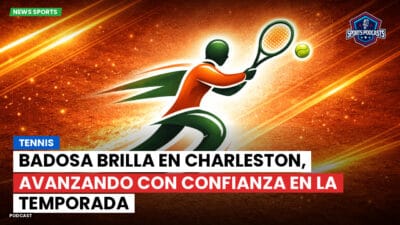 Tenis Podcast: Tennis : Badosa brilla en Charleston, avanzando con confianza en la temporada