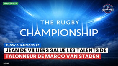 Rugby Championship Podcast: Rugby Championship : Jean de Villiers salue les talents de talonneur de Marco van Staden