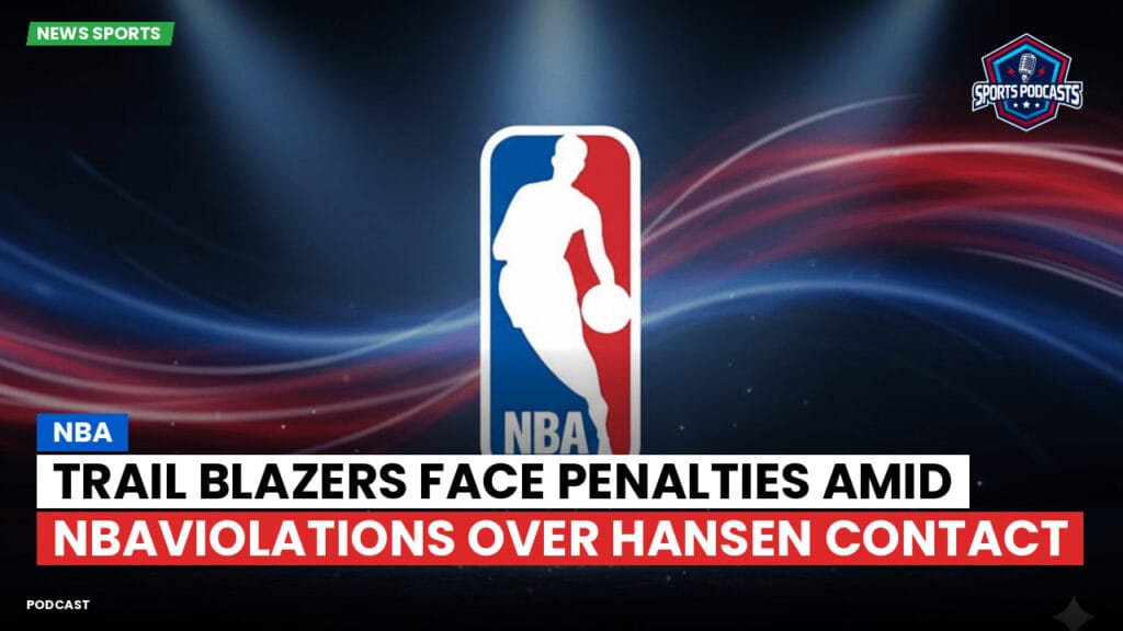 Nba Podcast: Trail Blazers face penalties amid NBAViolations over Hansen contact