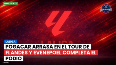LaLiga Podcast: LaLiga : Pogacar arrasa en el Tour de Flandes y Evenepoel completa el podio