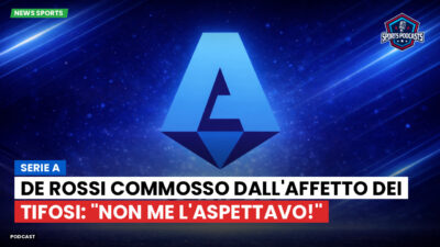 Serie A Podcast: Serie A : De Rossi commosso dall'affetto dei tifosi: "Non me l'aspettavo!"