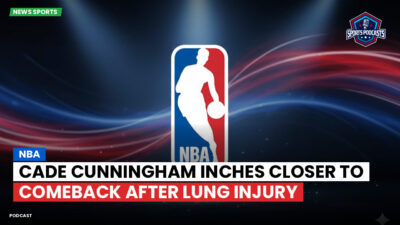 NBA Podcast: NBA : Cade Cunningham inches closer to comeback after lung injury