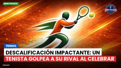 Tenis Podcast: Tennis : Descalificación impactante: un tenista golpea a su rival al celebrar