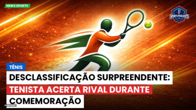 Tênis Podcast: Tênis : Desclassificação surpreendente: tenista acerta rival durante comemoração