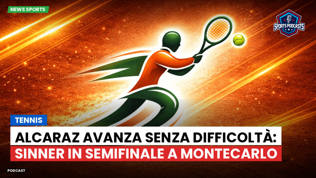Tennis Podcast: Tennis : Alcaraz avanza senza difficoltà: Sinner in semifinale a Montecarlo