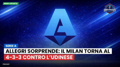 Serie A Podcast: Serie A : Allegri sorprende: il Milan torna al 4-3-3 contro l’Udinese