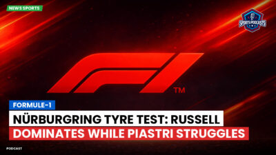 Formula 1 Podcast: Formule-1 : Nürburgring Tyre Test: Russell Dominates While Piastri Struggles