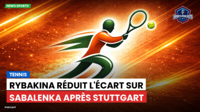 Tennis Podcast: Tennis : Rybakina réduit l'écart sur Sabalenka après Stuttgart