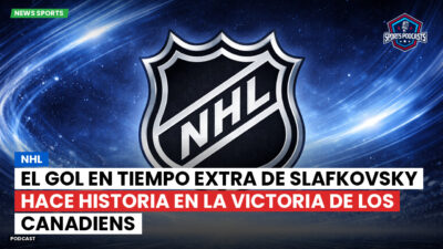 NHL Podcast: NHL : El gol en tiempo extra de Slafkovsky hace historia en la victoria de los Canadiens