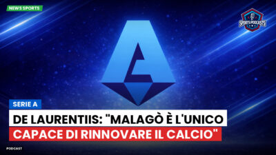 Serie A Podcast: Serie A : De Laurentiis: "Malagò è l'unico capace di rinnovare il calcio"
