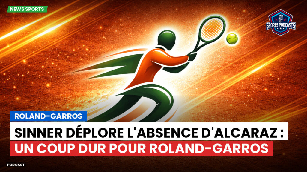 Tennis Podcast: Roland-Garros : Sinner déplore l'absence d'Alcaraz : un coup dur pour Roland-Garros