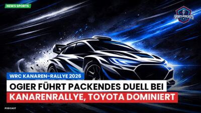 WRC Podcast: WRC Kanaren-Rallye 2026 : Ogier führt packendes Duell bei KanarenRallye, Toyota dominiert