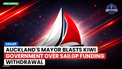 Sailing Podcast: SailGP : Auckland's Mayor blasts Kiwi Government over SailGP funding withdrawal