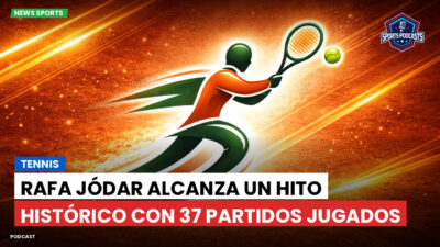 Tenis Podcast: Tennis : Rafa Jódar alcanza un hito histórico con 37 partidos jugados