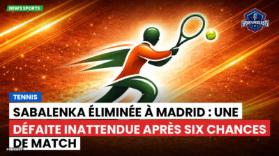 Tennis Podcast: Tennis : Sabalenka éliminée à Madrid : une défaite inattendue après six chances de match