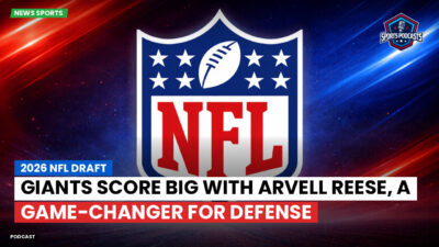 NFL Podcast: 2026 NFL Draft : Giants Score Big with Arvell Reese, a Game-Changer for Defense