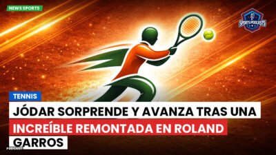 Tenis Podcast: Tennis : Jódar sorprende y avanza tras una increíble remontada en Roland Garros