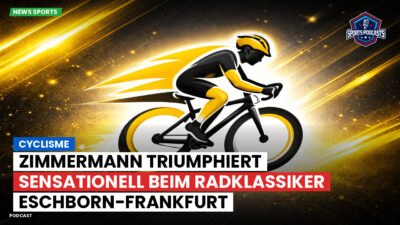 Radsport Podcast: Cyclisme : Zimmermann triumphiert sensationell beim Radklassiker Eschborn-Frankfurt