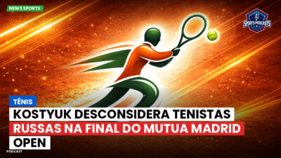 Tênis Podcast: Tênis : Kostyuk desconsidera tenistas russas na final do Mutua Madrid Open