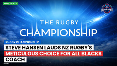 Rugby Championship Podcast: Rugby Championship : Steve Hansen lauds NZ Rugby's meticulous choice for All Blacks coach