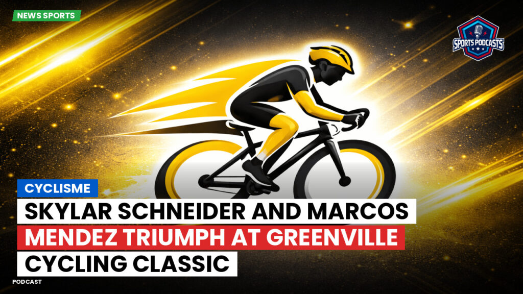 Cyclisme Podcast: Cyclisme : Skylar Schneider and Marcos Mendez triumph at Greenville Cycling Classic