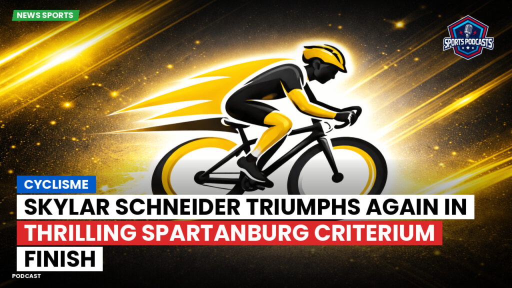 Cyclisme Podcast: Cyclisme : Skylar Schneider Triumphs Again in Thrilling Spartanburg Criterium Finish