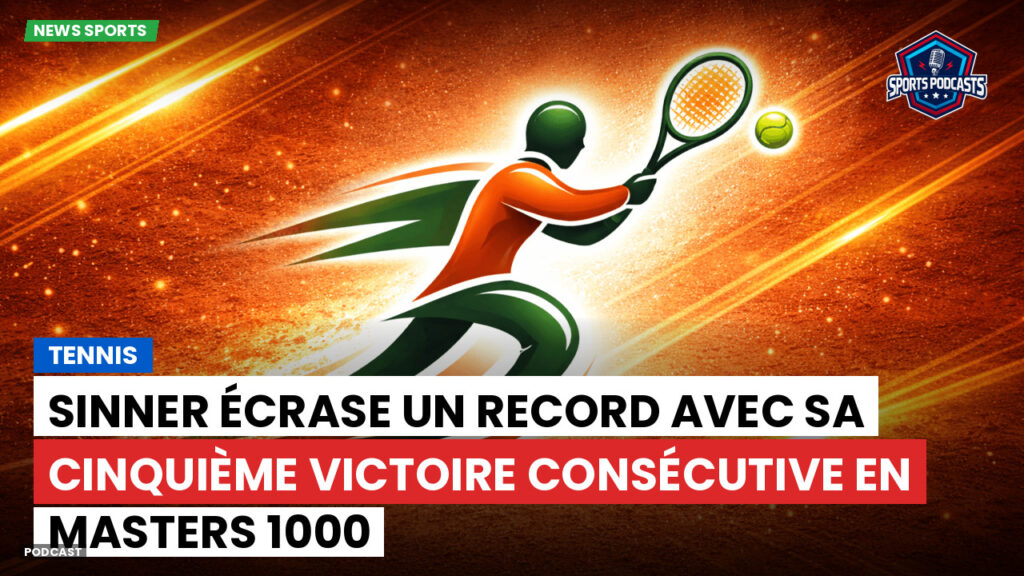 Tennis Podcast: Tennis : Sinner écrase un record avec sa cinquième victoire consécutive en Masters 1000