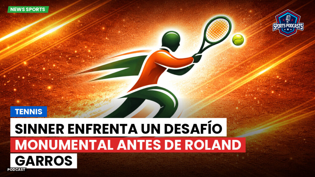 Tennis Podcast: Tennis : Sinner enfrenta un desafío monumental antes de Roland Garros