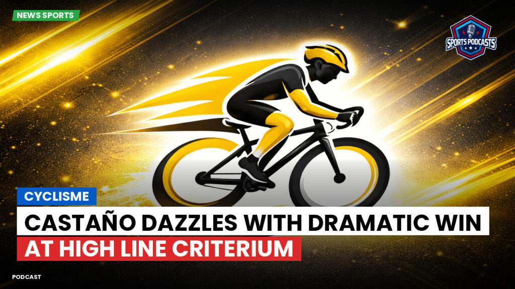 Cyclisme Podcast: Cyclisme : Castaño dazzles with dramatic win at High Line Criterium