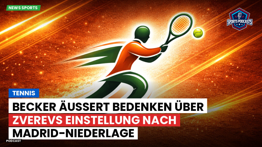 Tennis Podcast: Tennis : Becker äußert Bedenken über Zverevs Einstellung nach Madrid-Niederlage