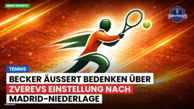 Tennis Podcast: Tennis : Becker äußert Bedenken über Zverevs Einstellung nach Madrid-Niederlage