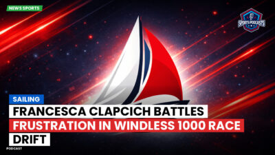 Sailing Podcast: Francesca Clapcich Battles Frustration in Windless 1000 Race Drift