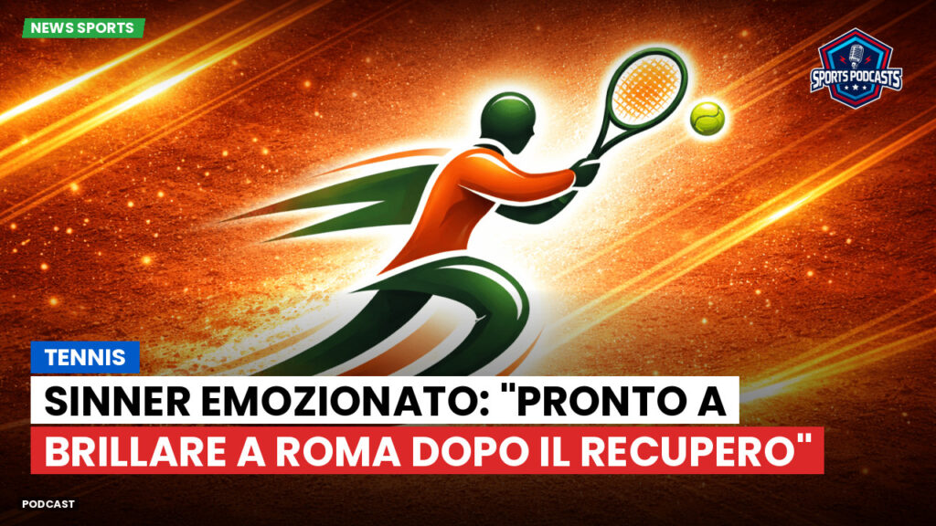 Serie A Podcast: Tennis : Sinner emozionato: "Pronto a brillare a Roma dopo il recupero"
